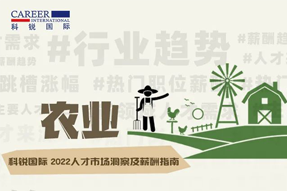 农业 | 2022人才市场洞察及薪酬指南