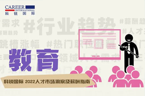 教育 | 2022人才市场洞察及薪酬指南